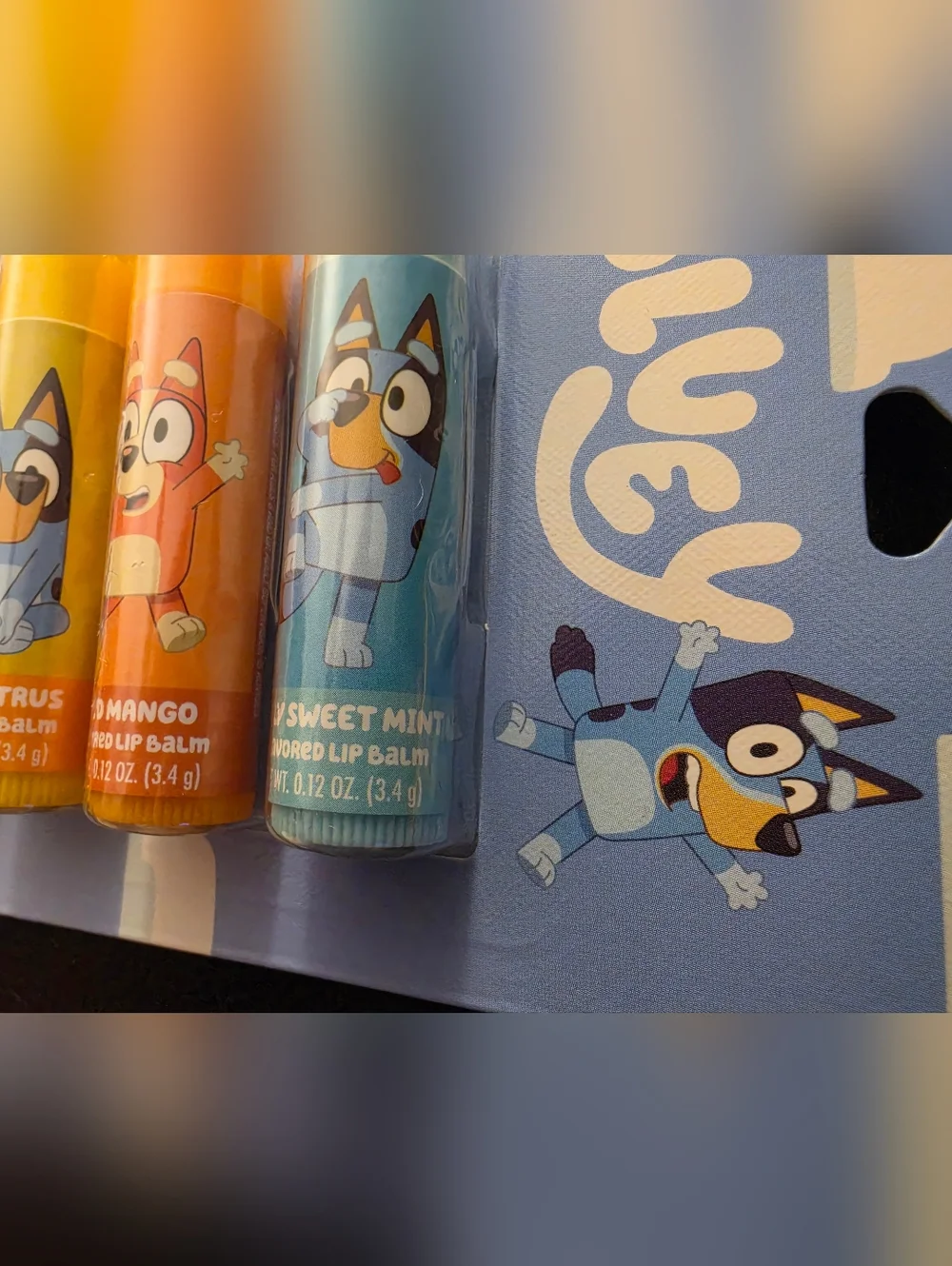 BLUEY - Kids Lip Balm 8-Pack — Assorted Colors & Flavors
